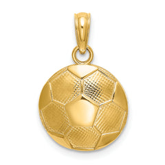 14k Soccer Ball Charm