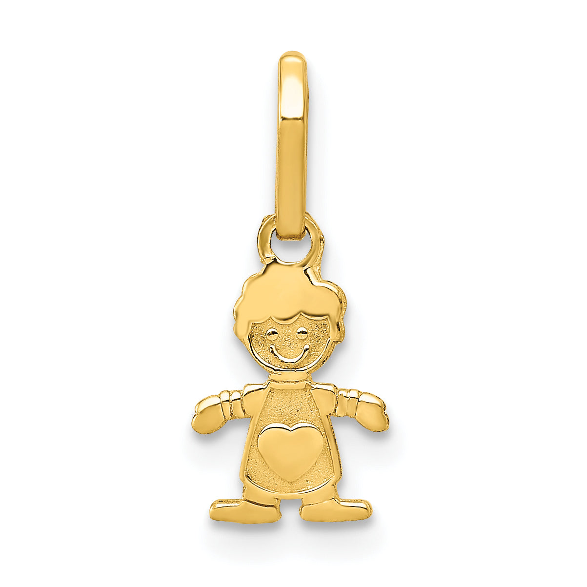 14k Polished Little Boy Pendant Main image
