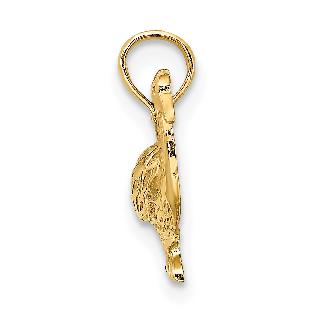 14K Goose Charm Secondary image