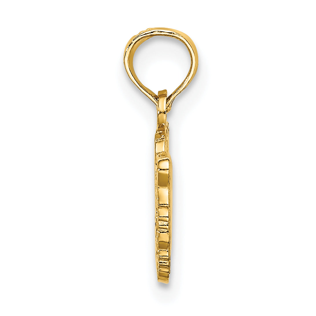 14K I HEART TIGERS w/ Tiger Head Charm