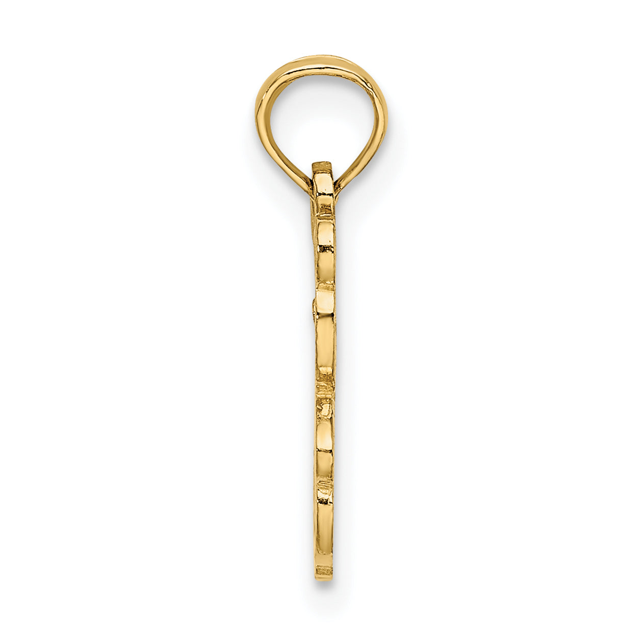 14K Cut out Teddy Bear Charm Secondary image