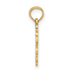 14K Cut out Teddy Bear Charm