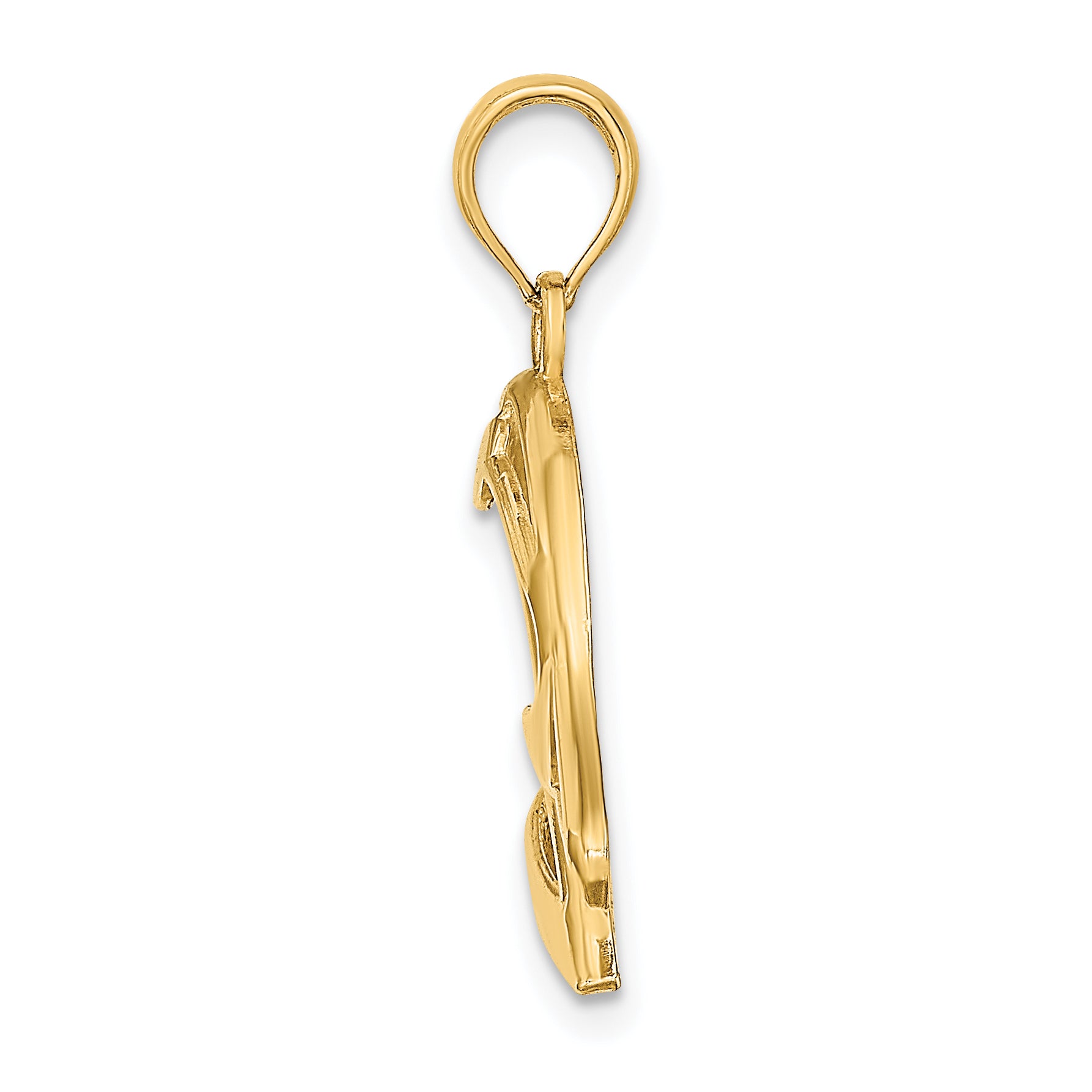 14K Cut-Out Duck Head Charm Secondary image