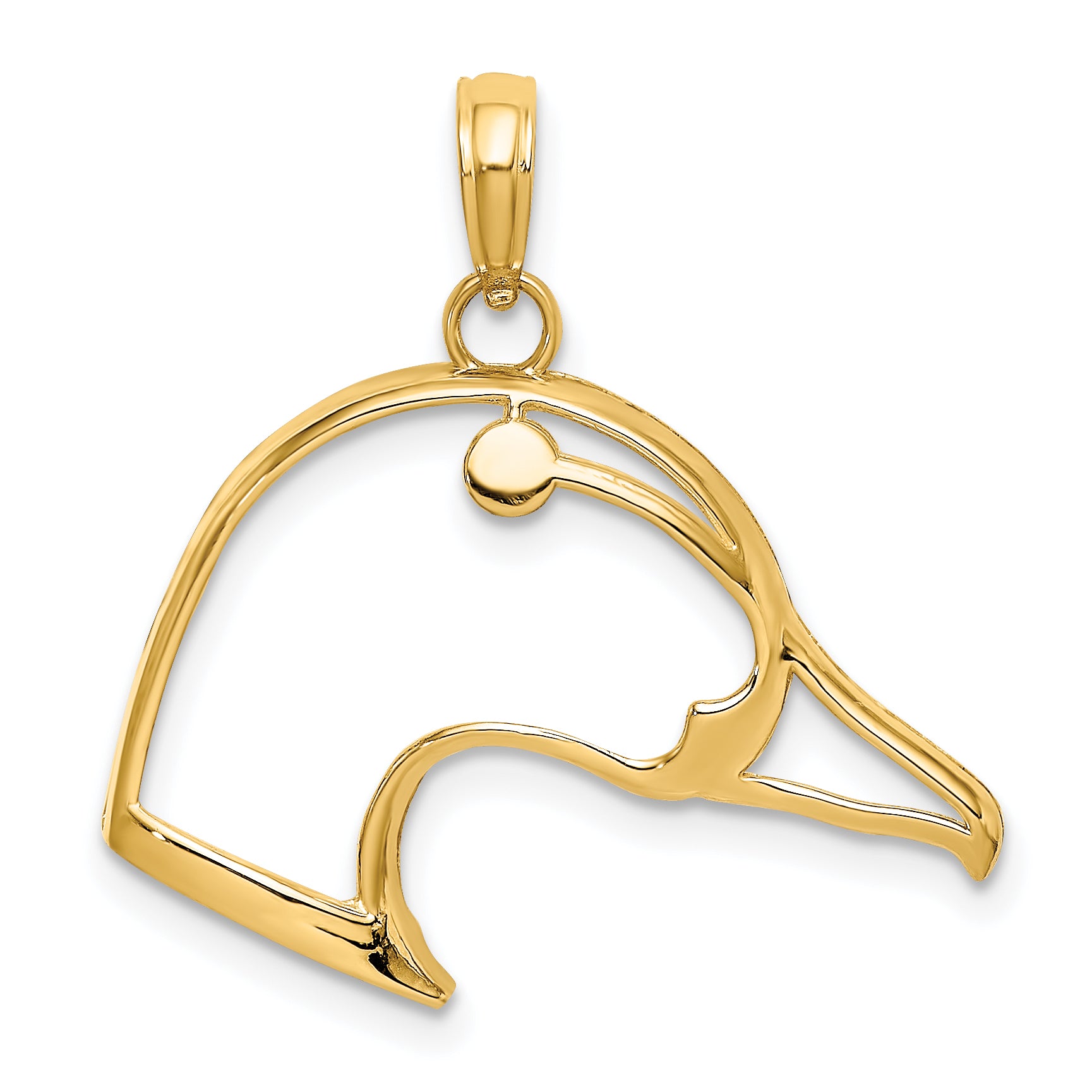 14K Cut-Out Duck Head Charm Main image