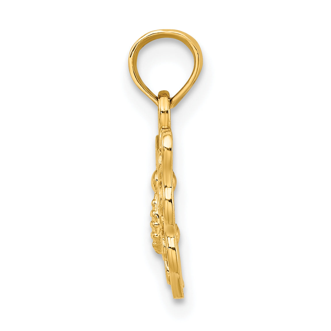 14K Cut-Out Small Butterfly Charm