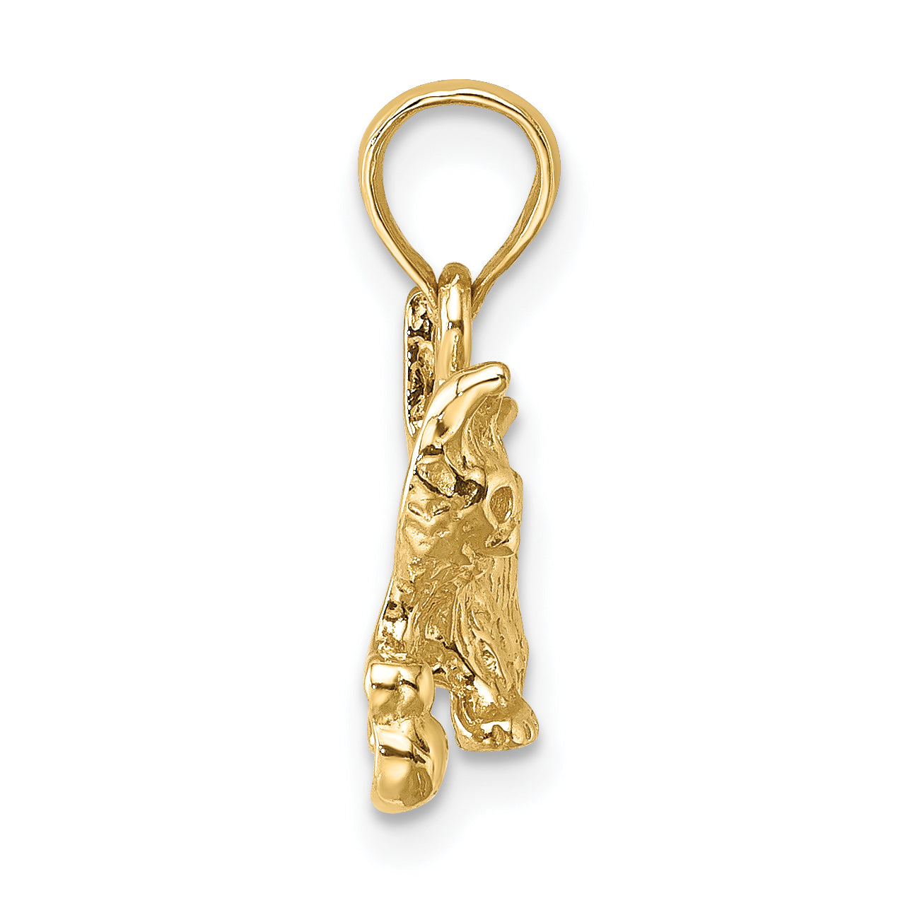 14K Cat with Ball Charm Secondary image
