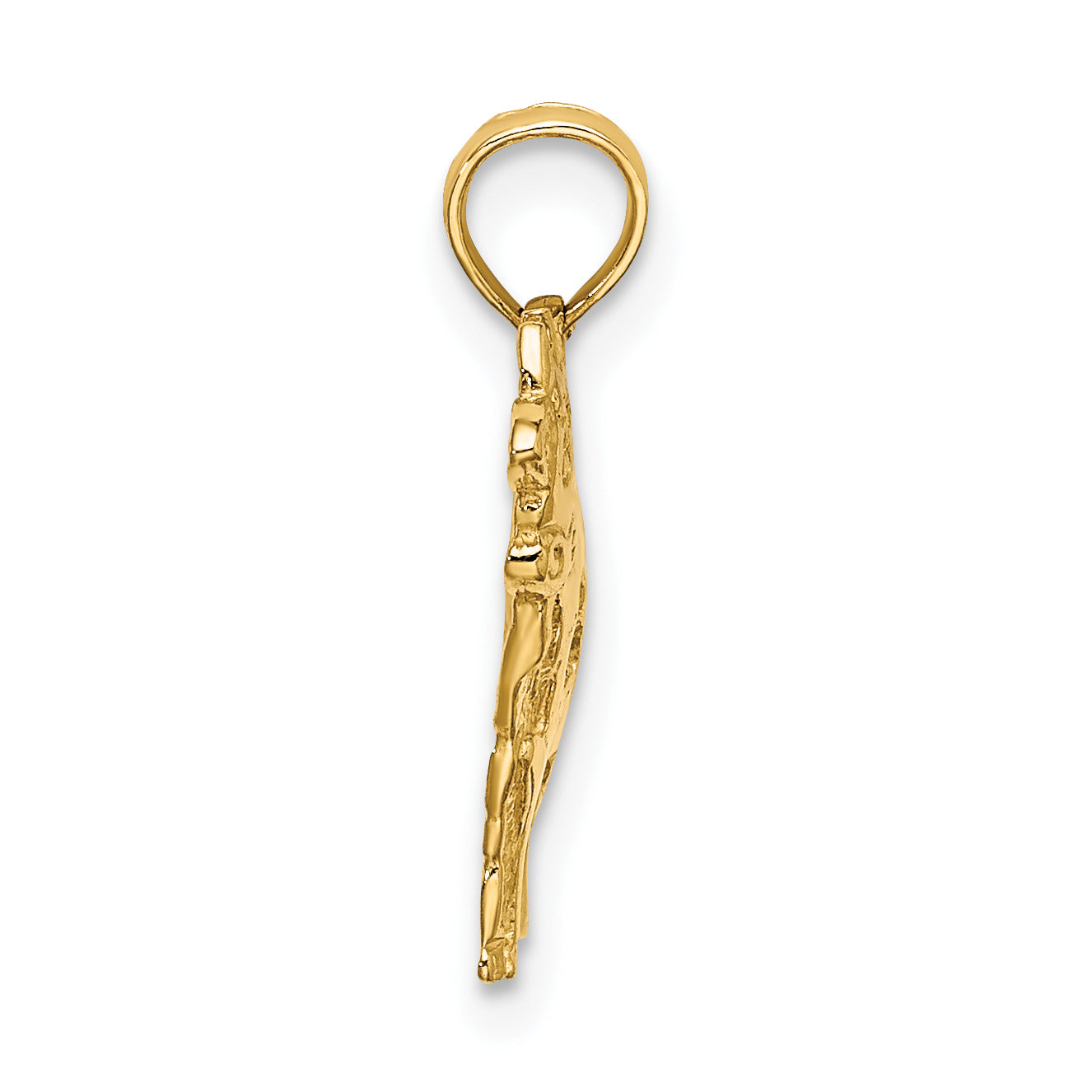 14K Polished Playful Cow Charm Secondary image