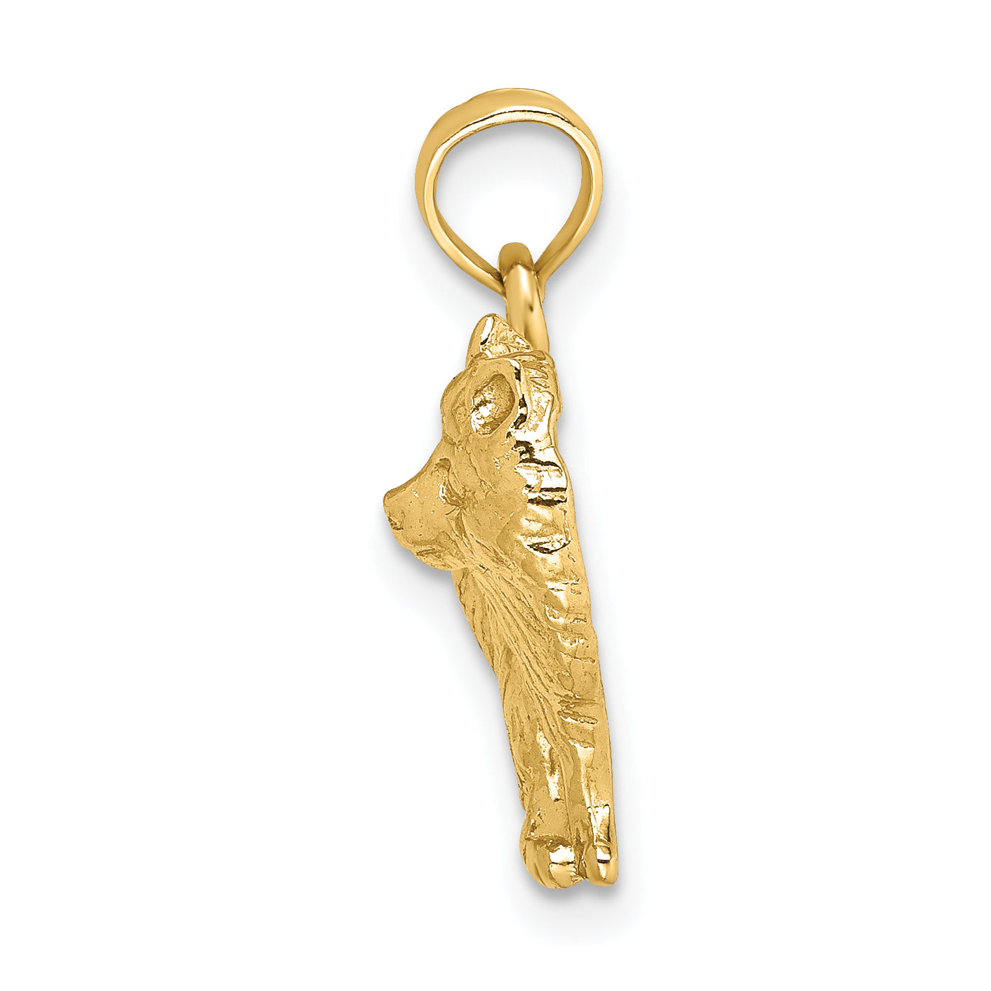 14K Polished Pomeranian Dog Charm Secondary image