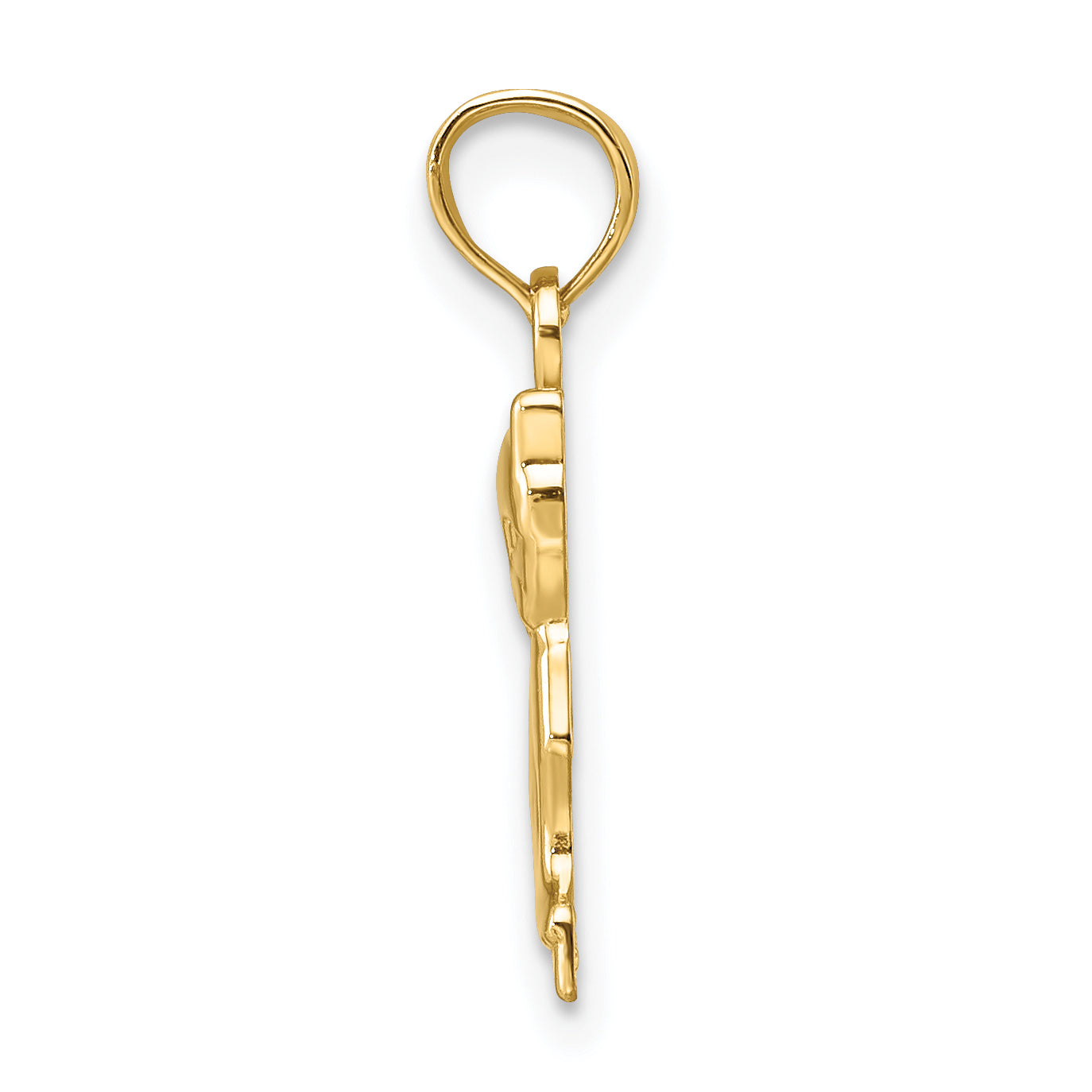 14K Mini Sitting Kitten Charm Secondary image