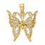 14K Cut-Out Butterfly Charm
