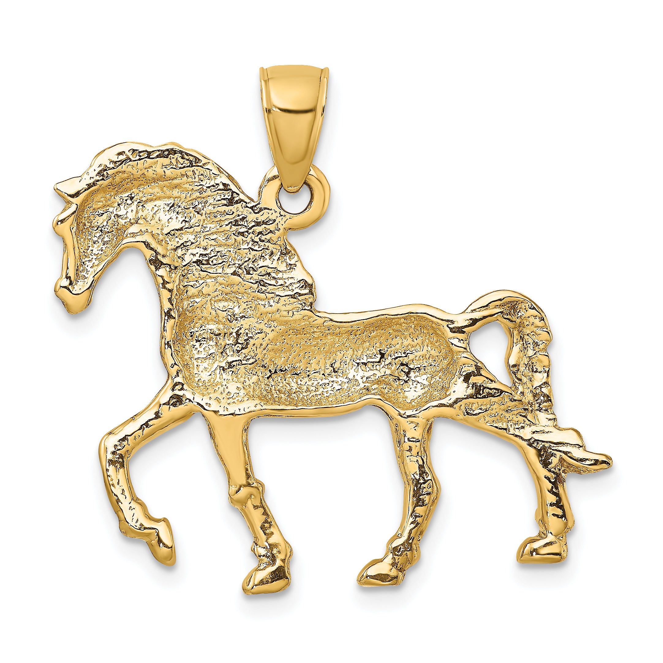 14K Horse Walking Charm