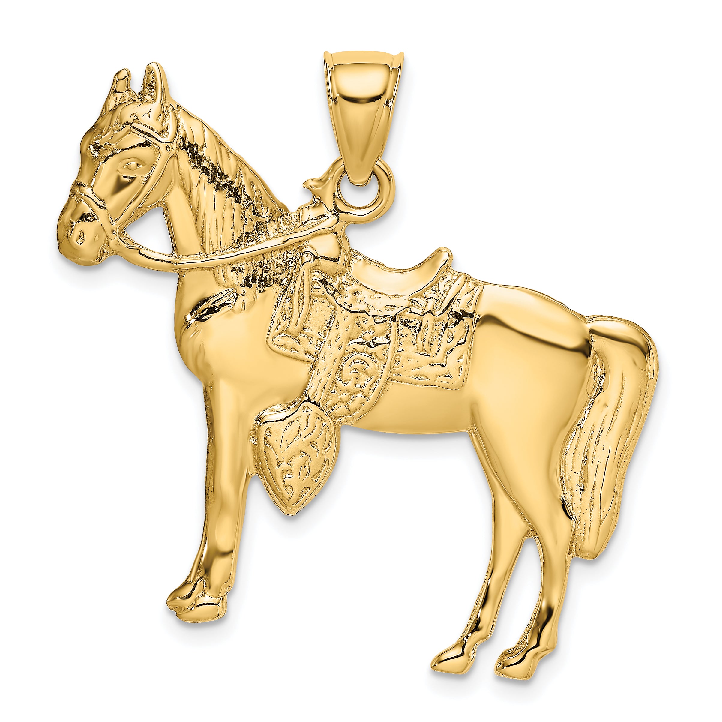 14K Horse w/ Saddle Charm Main image