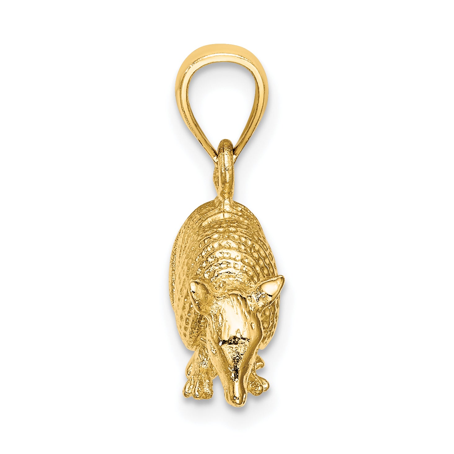 14K 3-D Armadillo Charm Secondary image