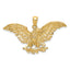 14K Eagle w/ Wings Spread Charm