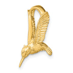 14K 3-D Hummingbird Charm