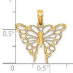 14K Butterfly Charm