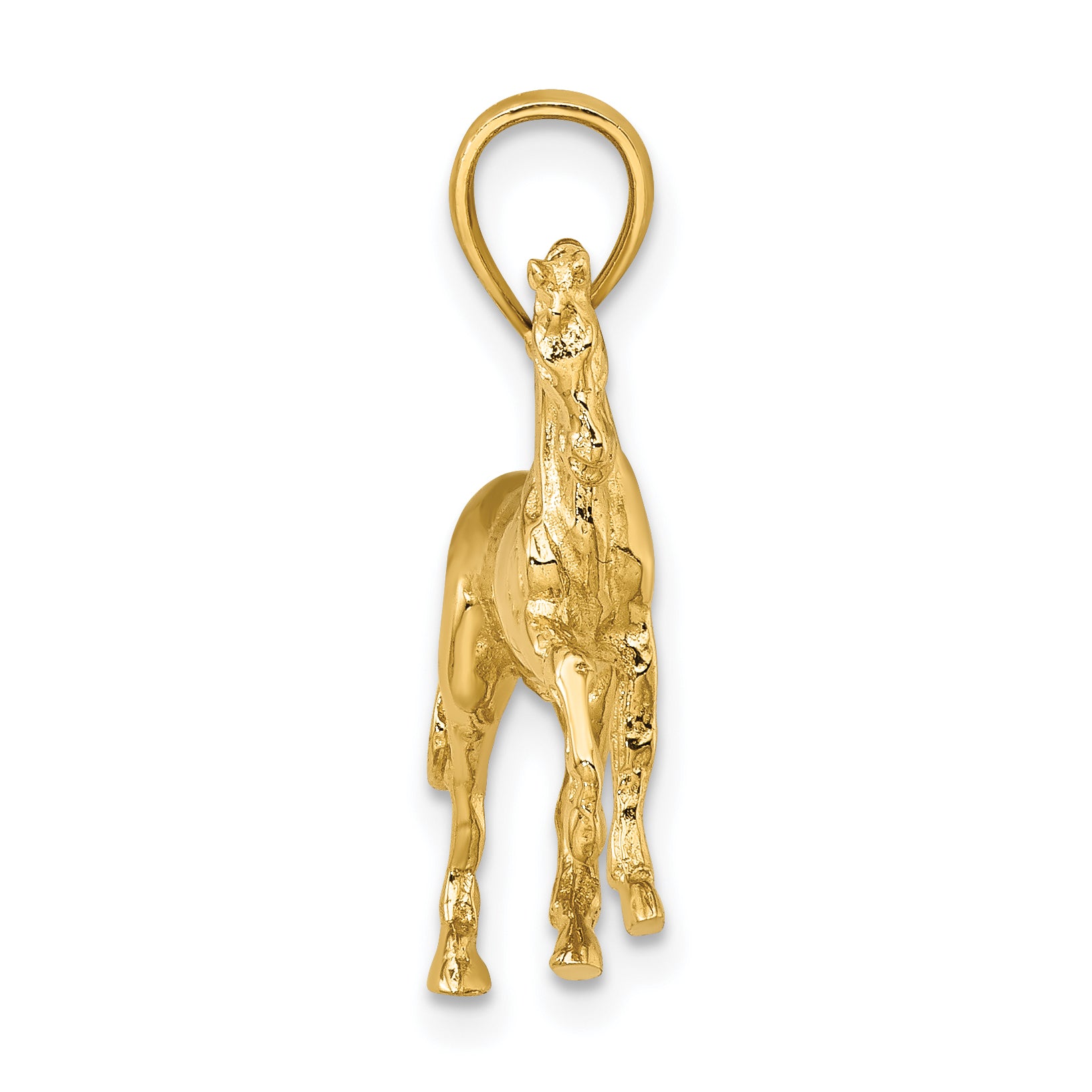 14K 3-D Horse Charm Secondary image
