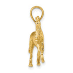 14K 3-D Horse Charm