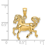 14K Horse Charm