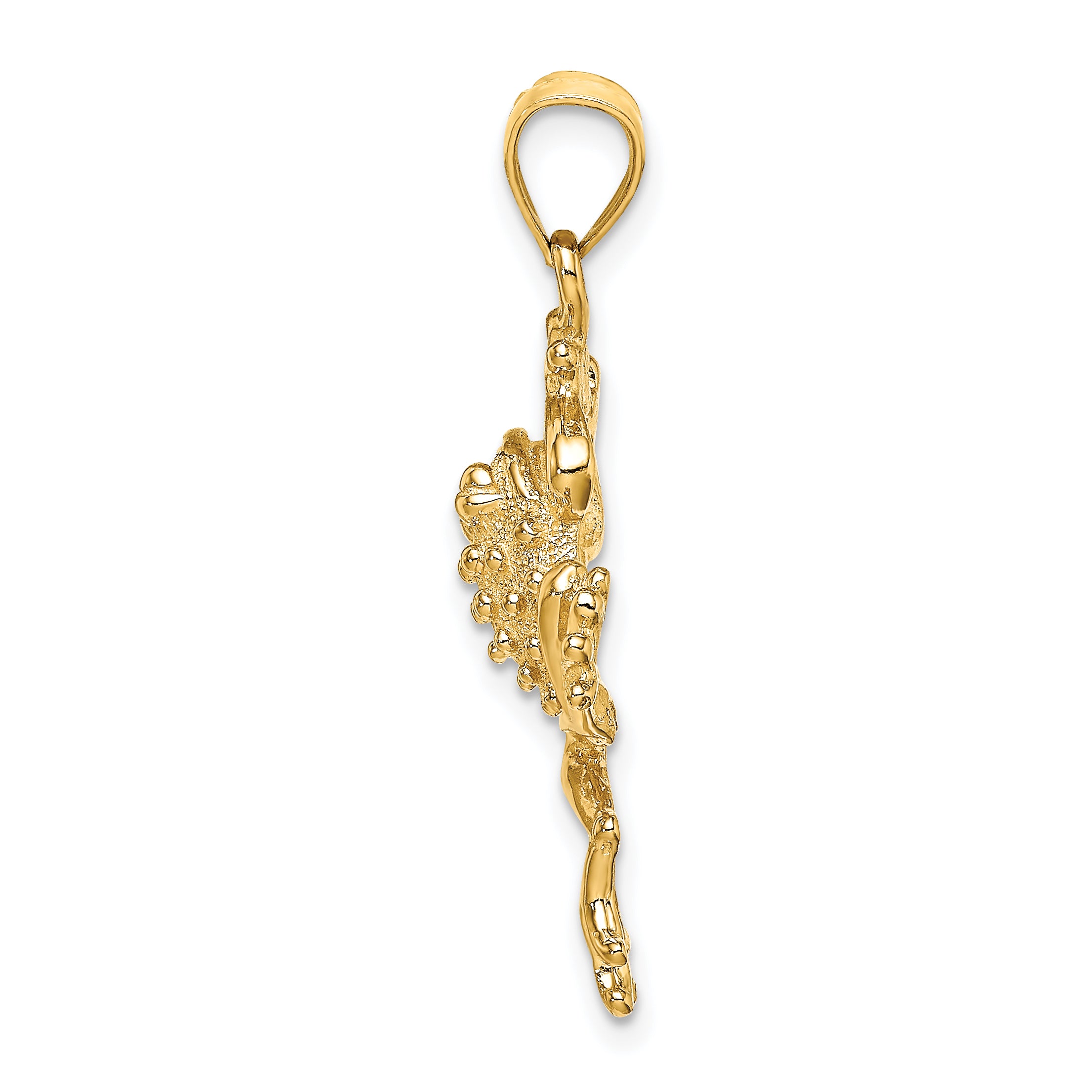 14K Frog w/ Textured Back Charm Secondary image