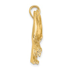 14K Eagle Landing w/Wings Up Charm