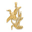 14K Duck Flying From Willow Charm