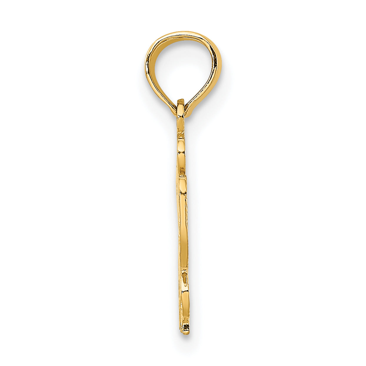 14K I HEART Butterfly Charm Secondary image
