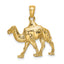 14K 3-D Camel Charm