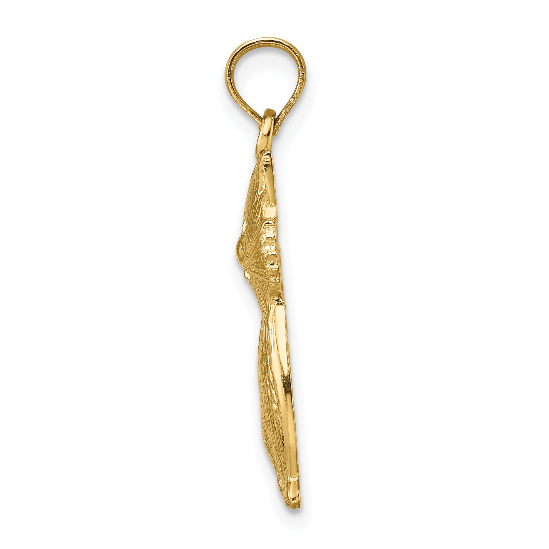 14K Sitting Cat Charm Secondary image