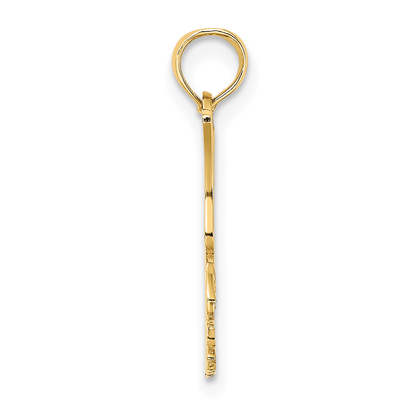 14K Eagle Landing Charm