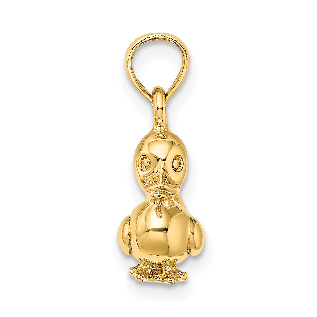 14K 3-D Duckling Charm Secondary image