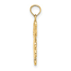 14k Reversible Teddy Bear Charm