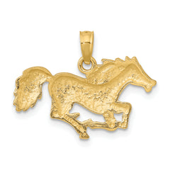 14K Running Horse Charm