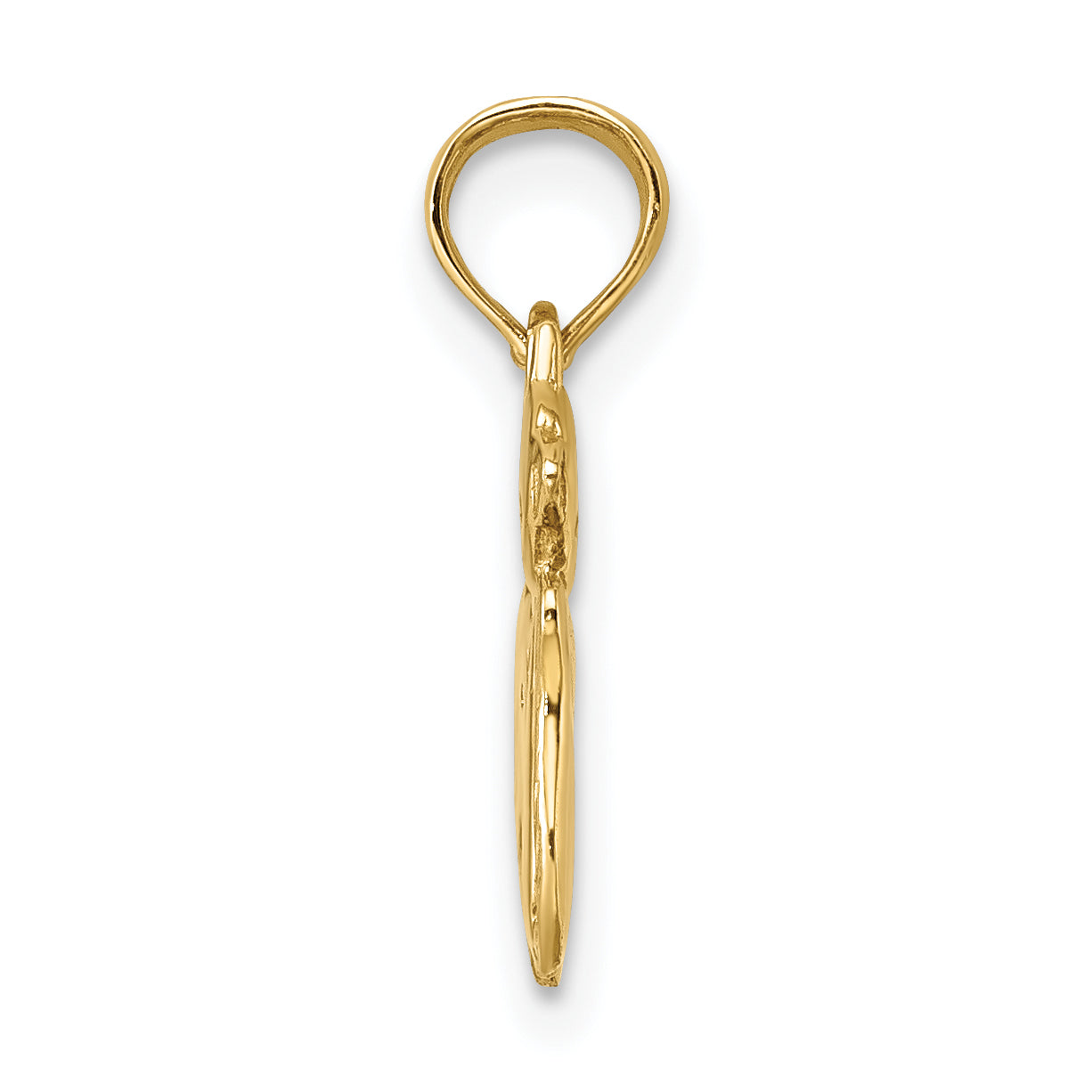14K 3-D Polished Two Kittens Charm Secondary image
