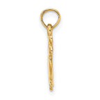 14K 3-D Two Ducks Charm