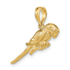 14K 3-D Parrot Charm