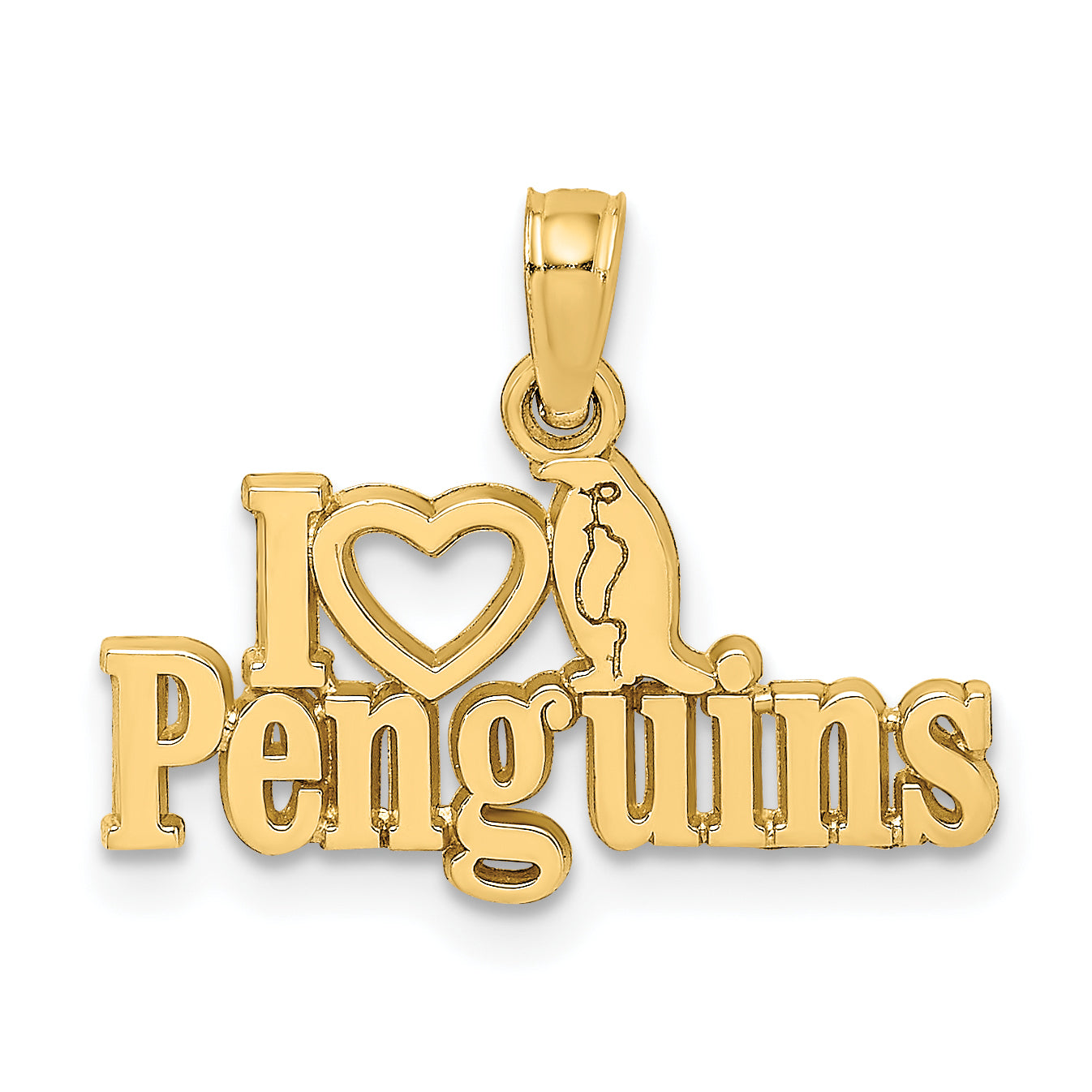 14K I HEART PENGUINS w/ Penguin Charm Main image