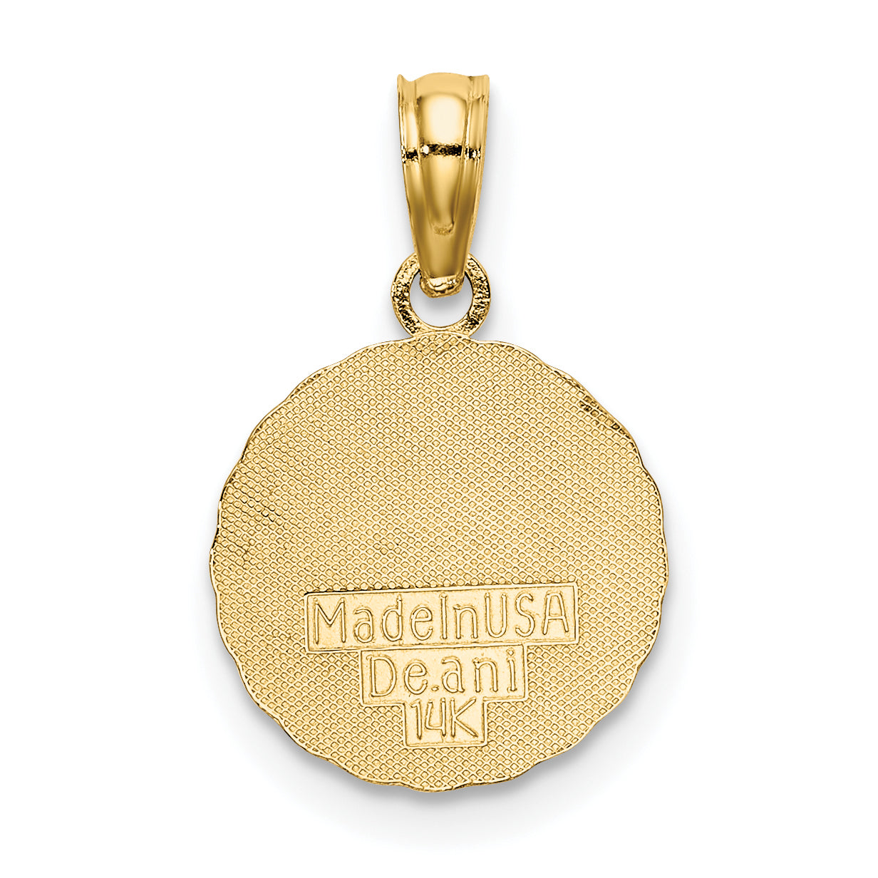 14K Sun Charm