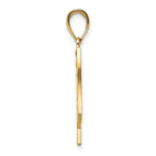 14K w/ Enamel American Flag Charm