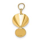 14K 3-D Martini w/Olive Charm