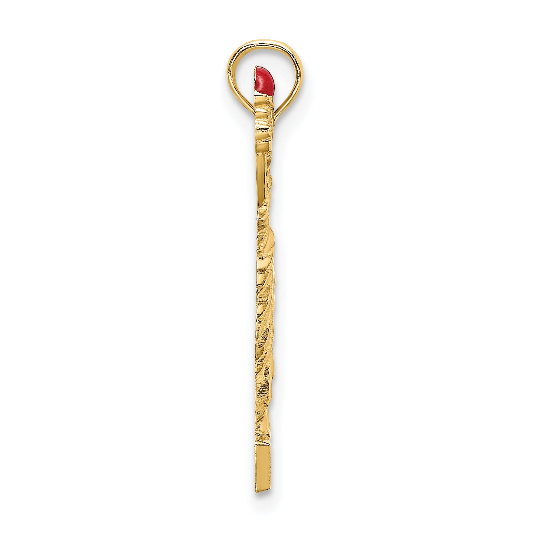 14K w/ Enamel Flame Statue Of Liberty NEW YORK Charm Secondary image
