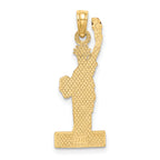 14K w/ Enamel Flame Statue Of Liberty NEW YORK Charm