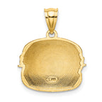 14K w/Enamel Cheeseburger Charm