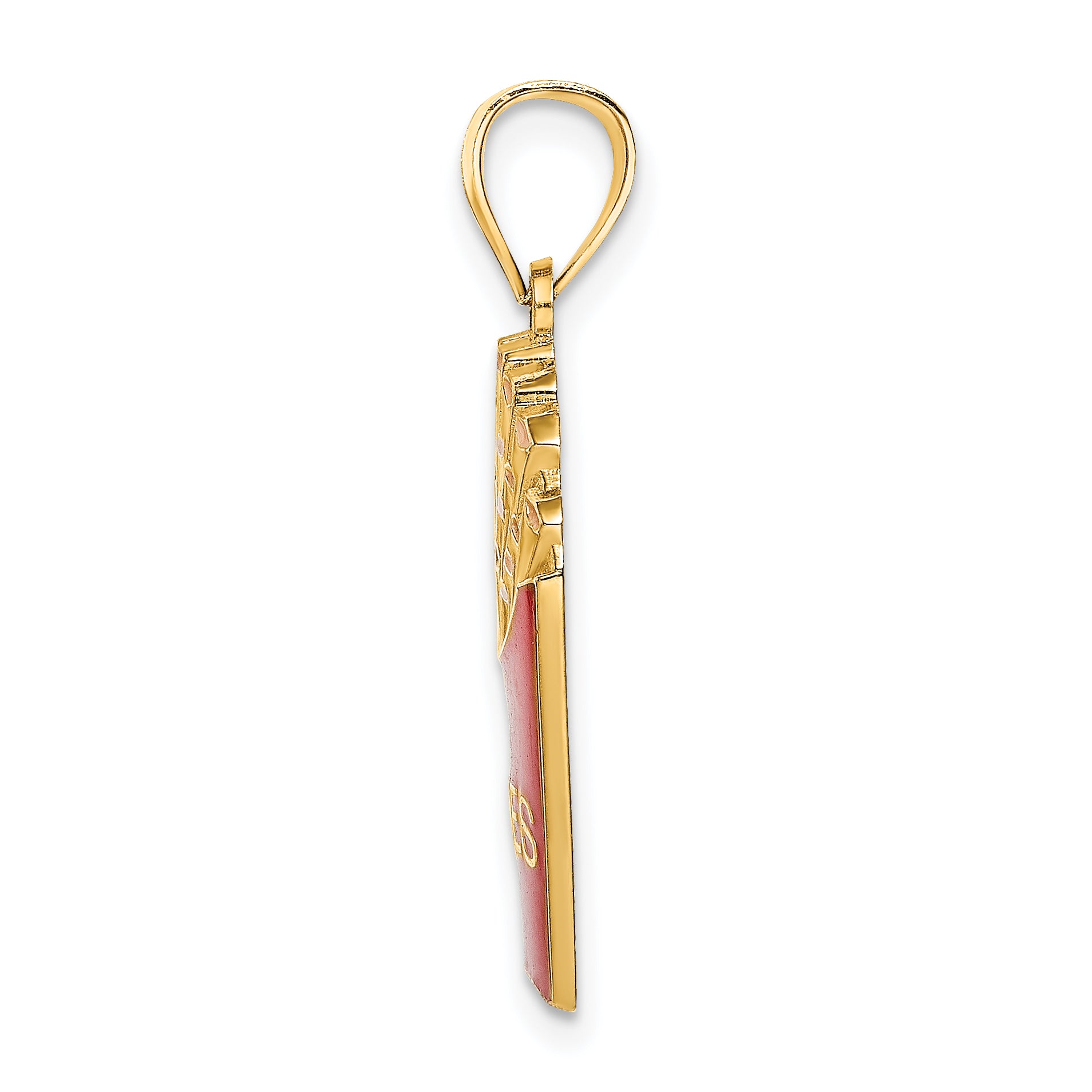 14K w/Enamel French Fries Charm Secondary image