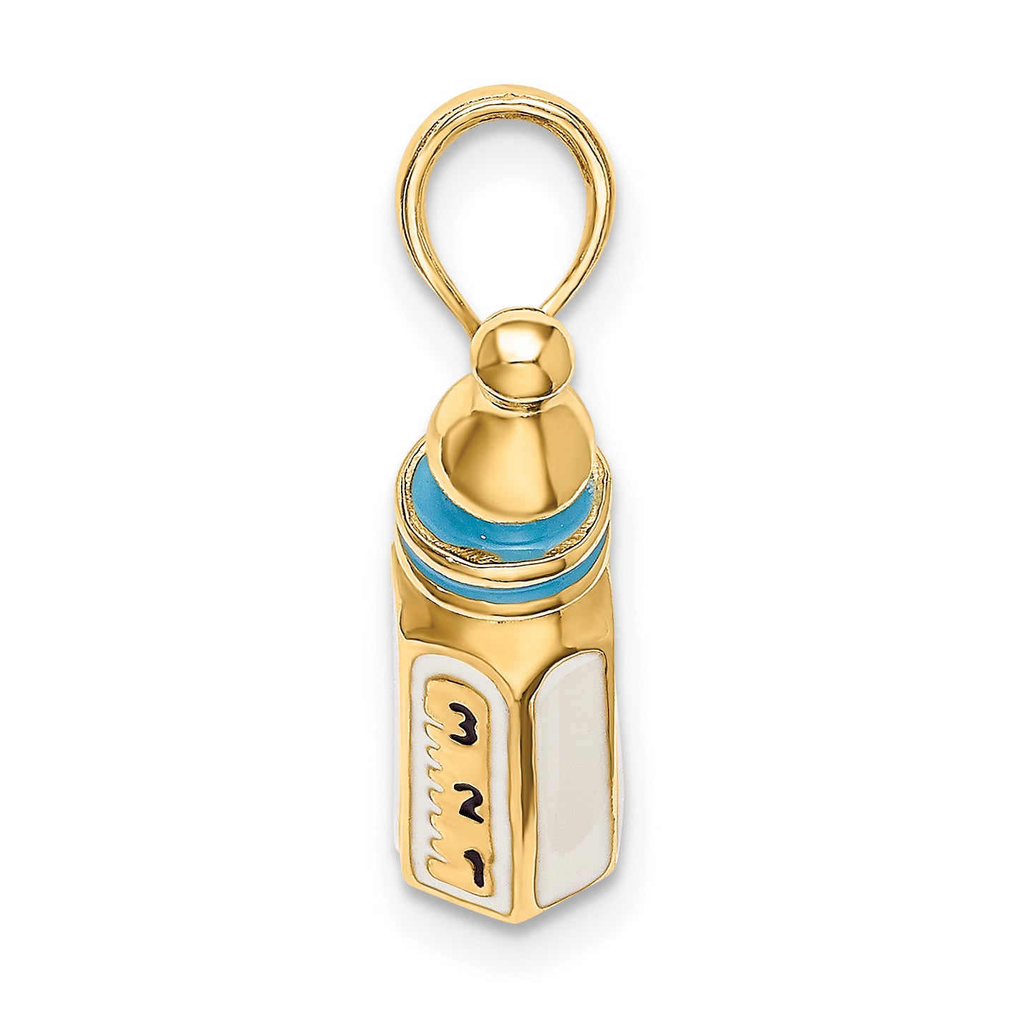 14K 3-D w/ Enamel Baby Bottle Charm Secondary image
