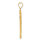 14K w/Multi-Color Enamel 3-D Lollipop Charm