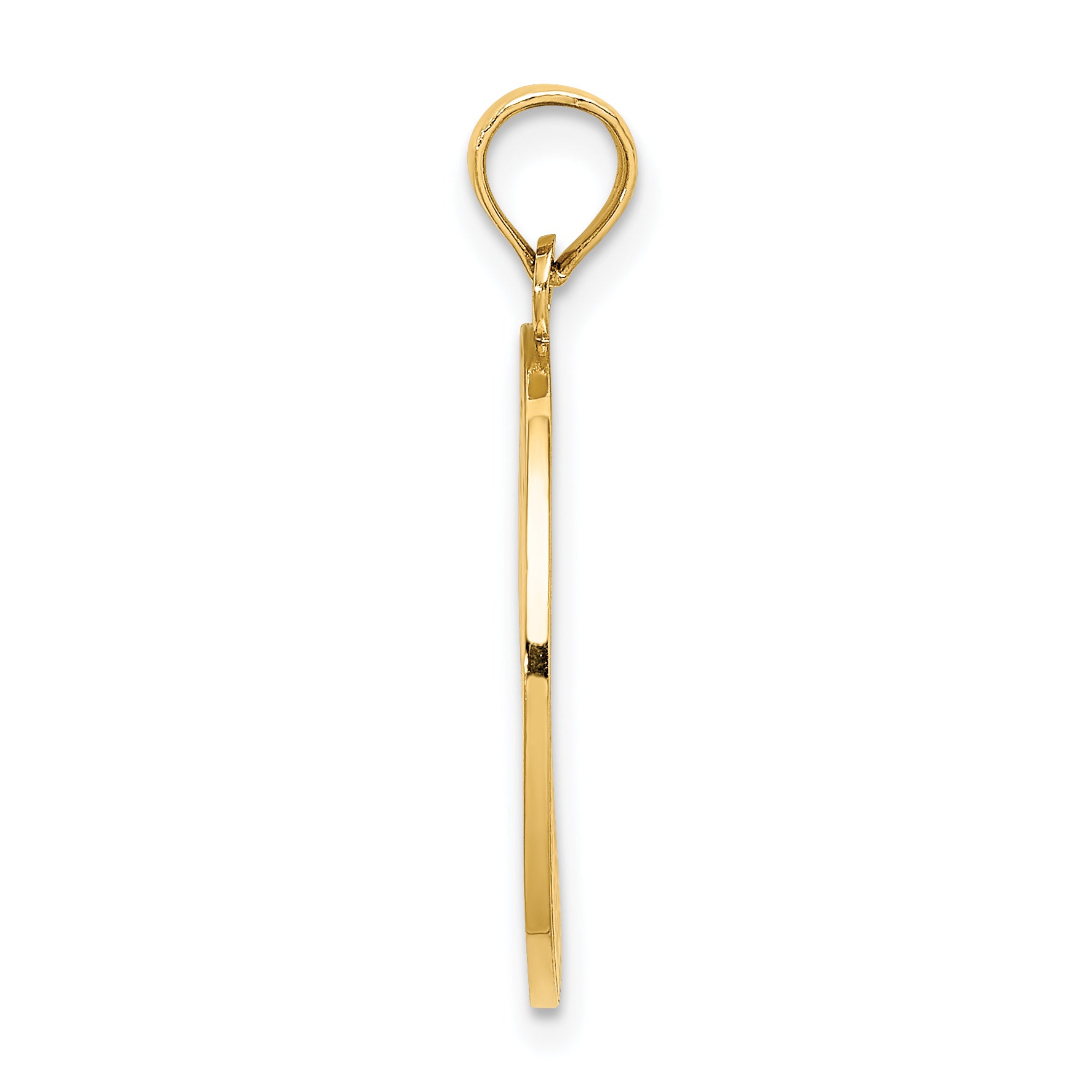 14K TRAVERSE CITY MI Enamel Cherry Charm