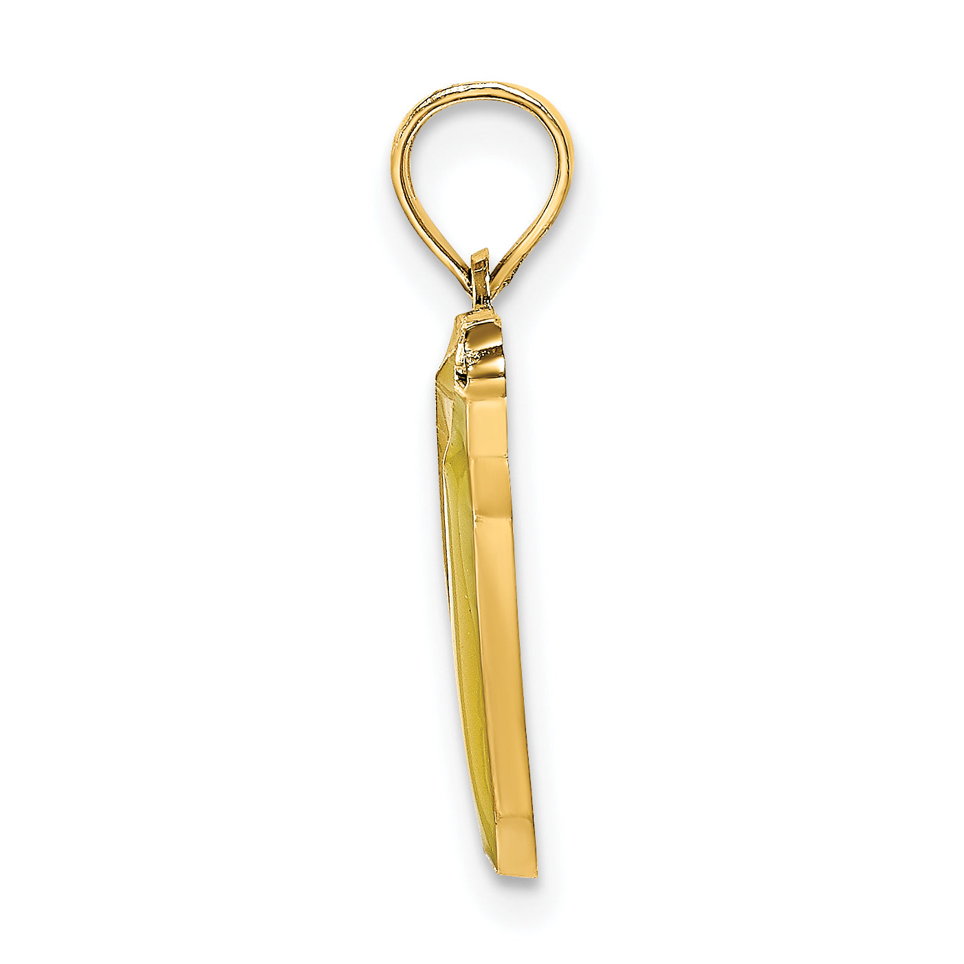 14K w/ Enamel 2-D Bananas Charm Secondary image