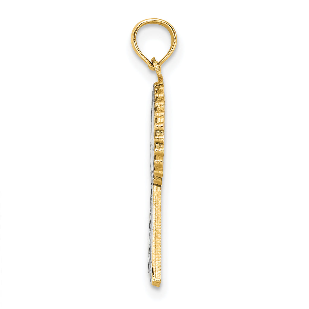 14K Enamel 1st PLACE Ribbon Charm