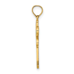 14K Multi Color Enamel Dragonfly Charm